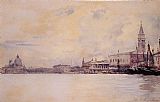 The Entrance to the Grand Canal Venice by John Singer Sargent